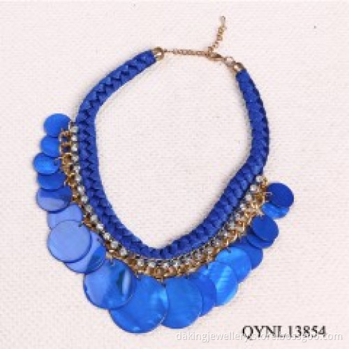 New Shell Necklace Braided Jewelry Necklace